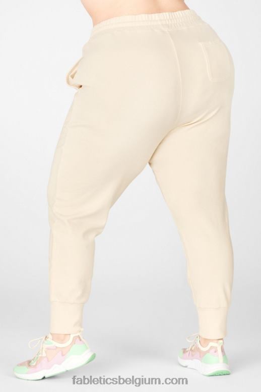 blauwe steen/vooruit vrouwen luxe badstof jogger 4 Fabletics LH20J31