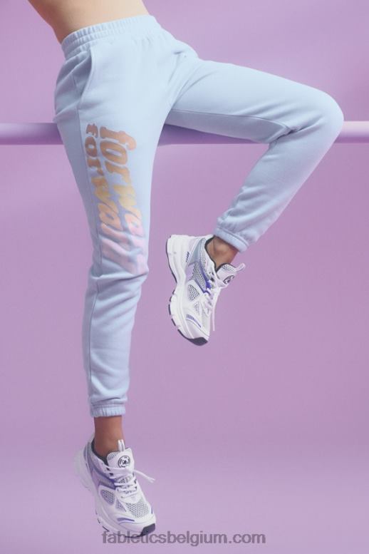 blauwe steen/vooruit vrouwen reina grafische joggingbroek Fabletics LH20J146