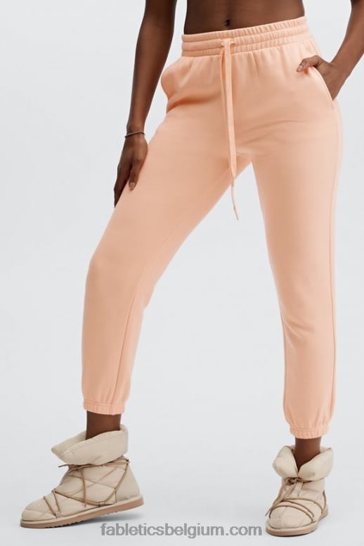 citroencreme/multi vrouwen eco go-to klassieke joggingbroek Fabletics LH20J87