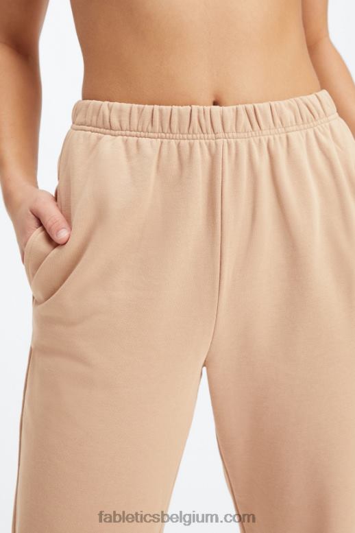 diep kobalt/aloë vrouwen lichtgewicht go-to slanke joggingbroek Fabletics LH20J105