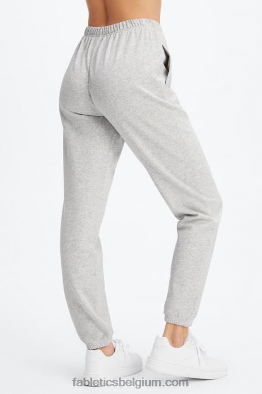 diep marineblauw/citroencrème vrouwen lichtgewicht go-to slanke joggingbroek Fabletics LH20J106