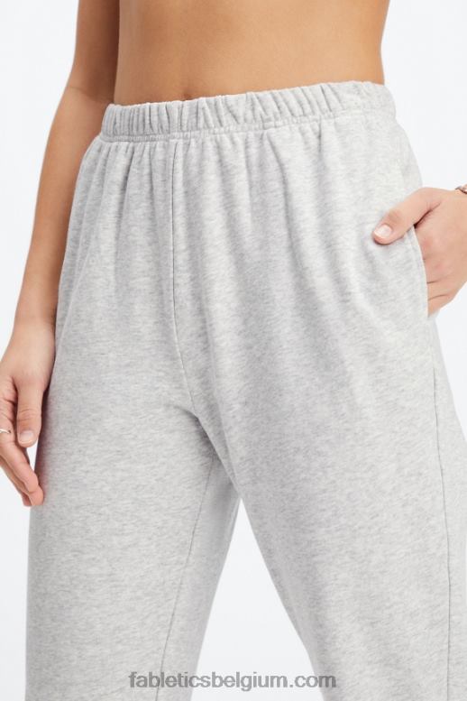 diep marineblauw/citroencrème vrouwen lichtgewicht go-to slanke joggingbroek Fabletics LH20J106