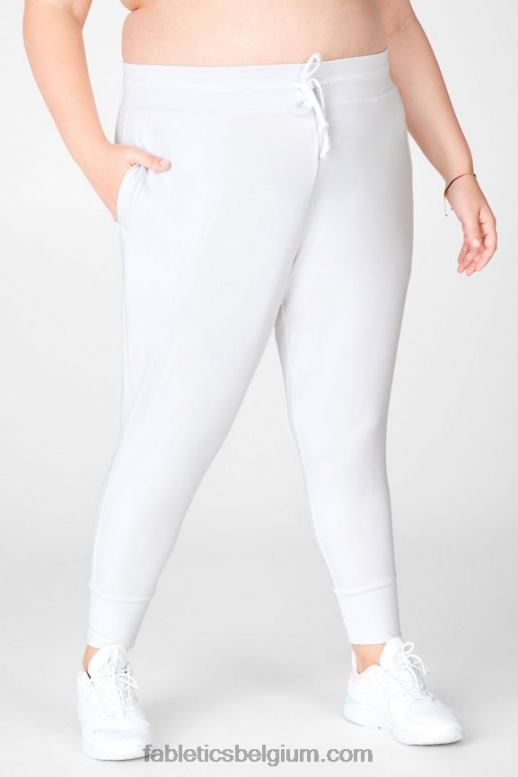 diep marineblauw/multi vrouwen milieubewuste joggingbroek van badstof Fabletics LH20J226