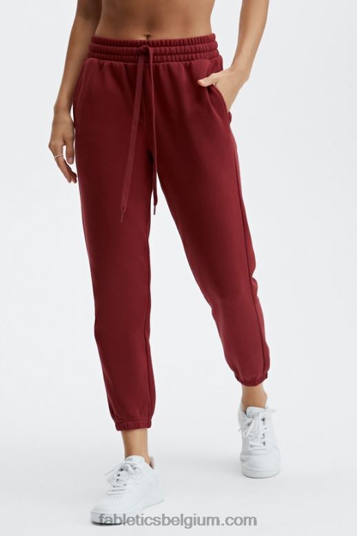dieprode/la-logobalk vrouwen klassieke joggingbroek Fabletics LH20J167