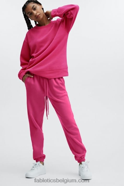 digitale getijdeglans/gesuikerde limoen vrouwen eco go-to klassieke joggingbroek Fabletics LH20J85