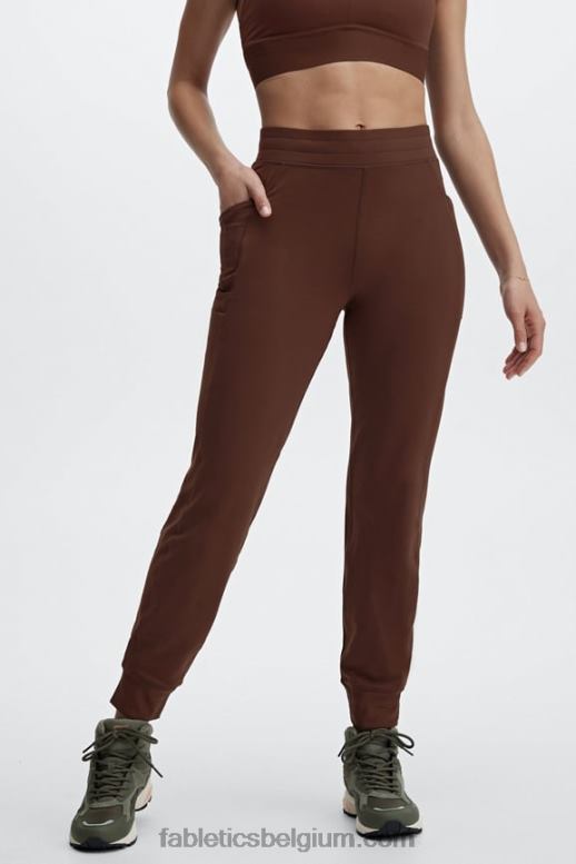 donder / kristalgolf vrouwen thermaflex hoog getailleerde pocketjoggingbroek Fabletics LH20J64