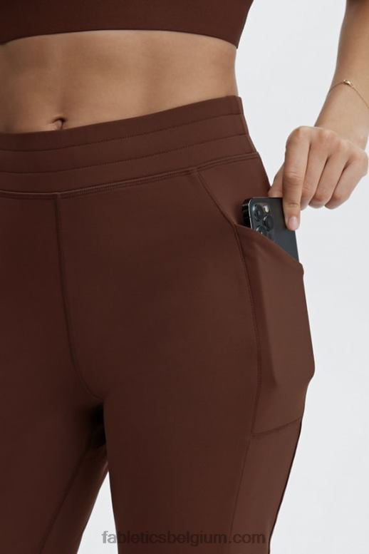 donder / kristalgolf vrouwen thermaflex hoog getailleerde pocketjoggingbroek Fabletics LH20J64