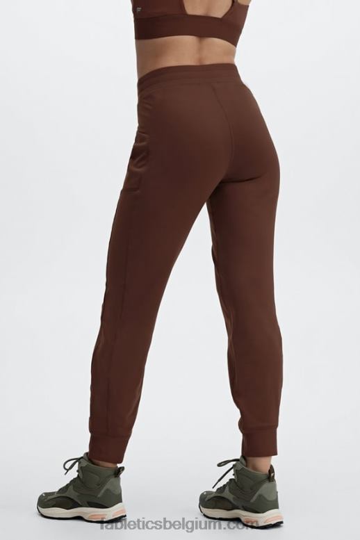 donder / kristalgolf vrouwen thermaflex hoog getailleerde pocketjoggingbroek Fabletics LH20J64