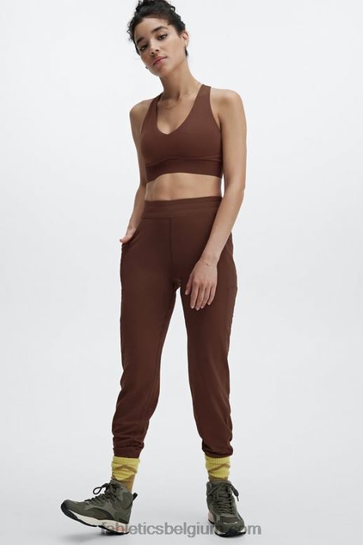 donder / kristalgolf vrouwen thermaflex hoog getailleerde pocketjoggingbroek Fabletics LH20J64