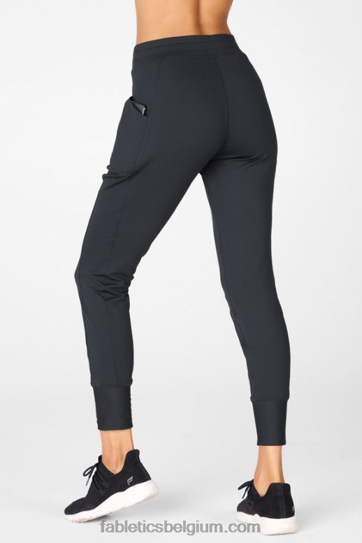 eiland ontsnapping / atletische club vrouwen thermaflex hoog getailleerde pocketjoggingbroek Fabletics LH20J60