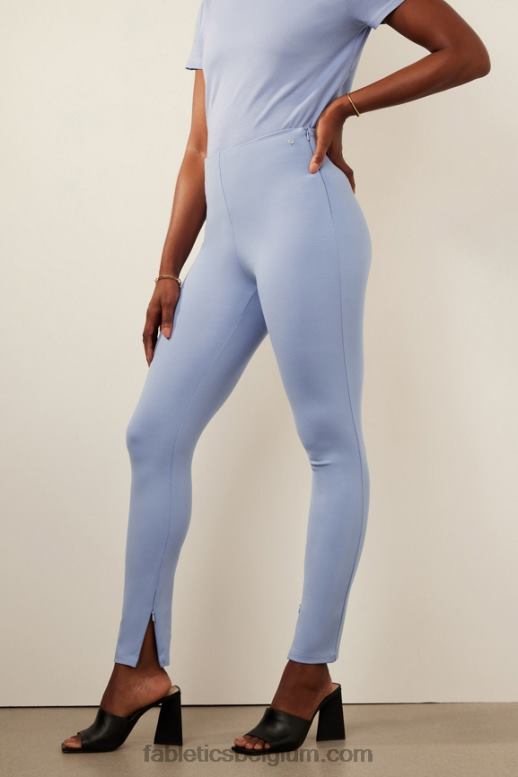 elektrisch blauw/parkiet vrouwen 24/7 skinny broek Fabletics LH20J122