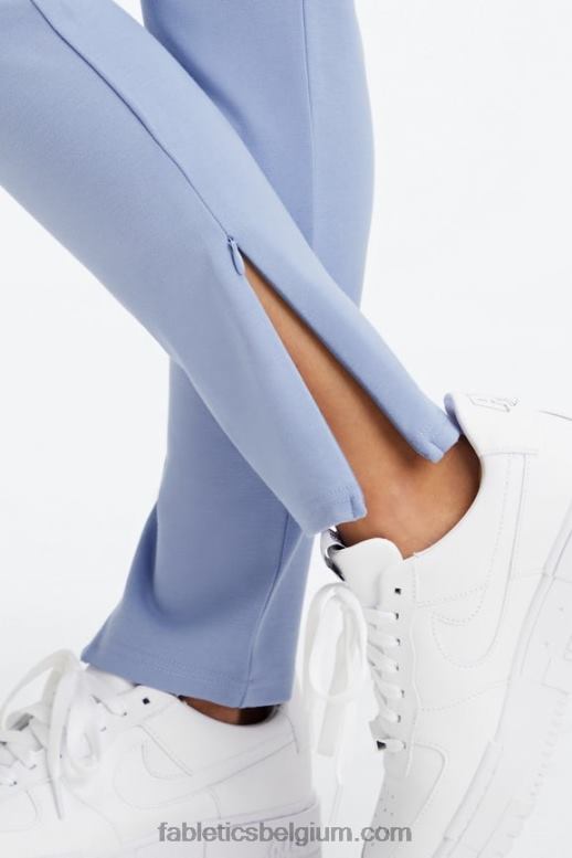 elektrisch blauw/parkiet vrouwen 24/7 skinny broek Fabletics LH20J122