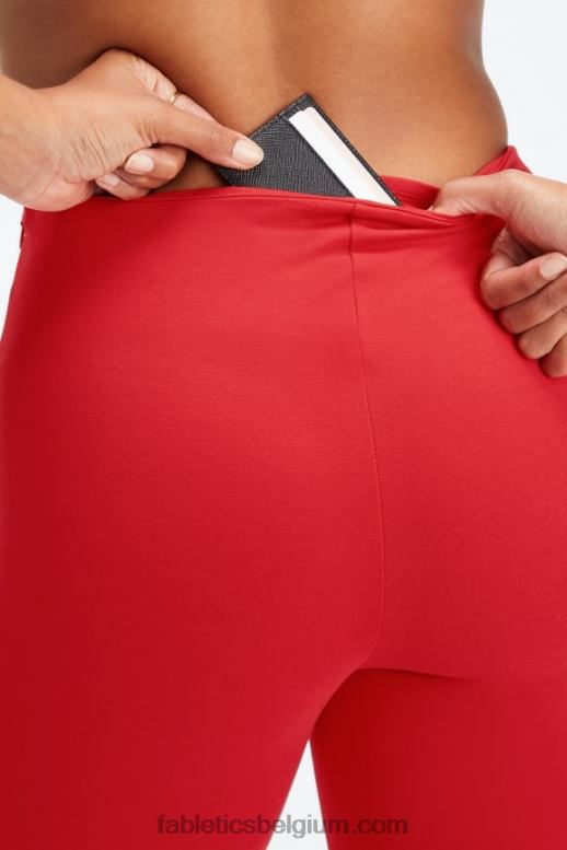 elektrisch blauw/parkiet vrouwen 24/7 skinny broek Fabletics LH20J123