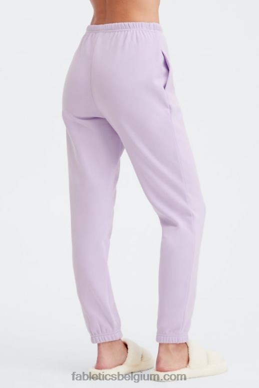 extreem koningsblauw/roze escape summer madness/reflecterend zilver vrouwen go-to slanke joggingbroek Fabletics LH20J133