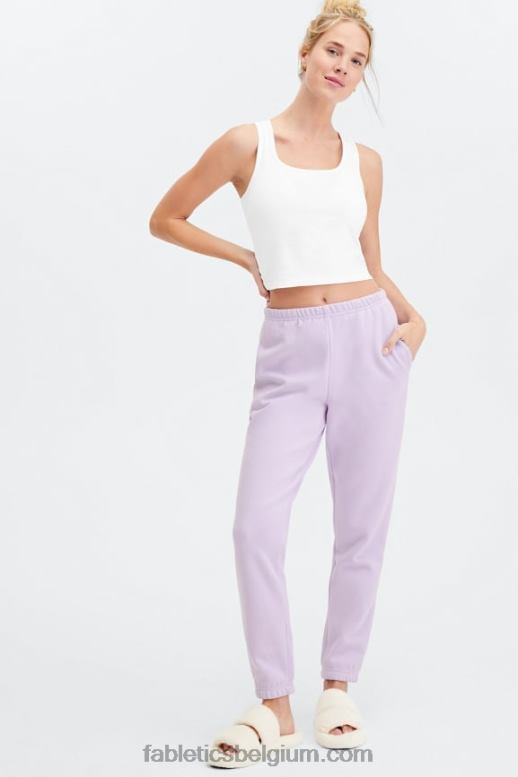 extreem koningsblauw/roze escape summer madness/reflecterend zilver vrouwen go-to slanke joggingbroek Fabletics LH20J133