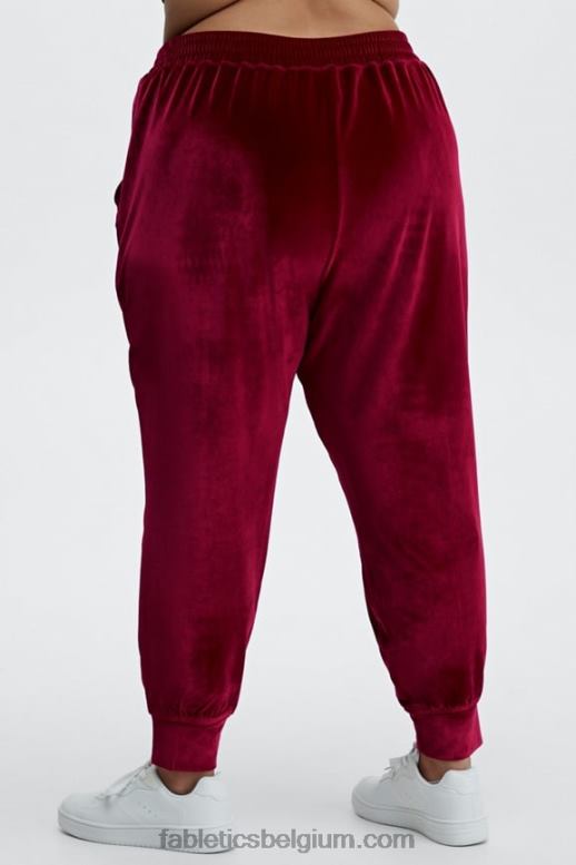 extreme koninklijk/maagdenpalm/middagzon vrouwen luxe velours joggingbroek Fabletics LH20J152
