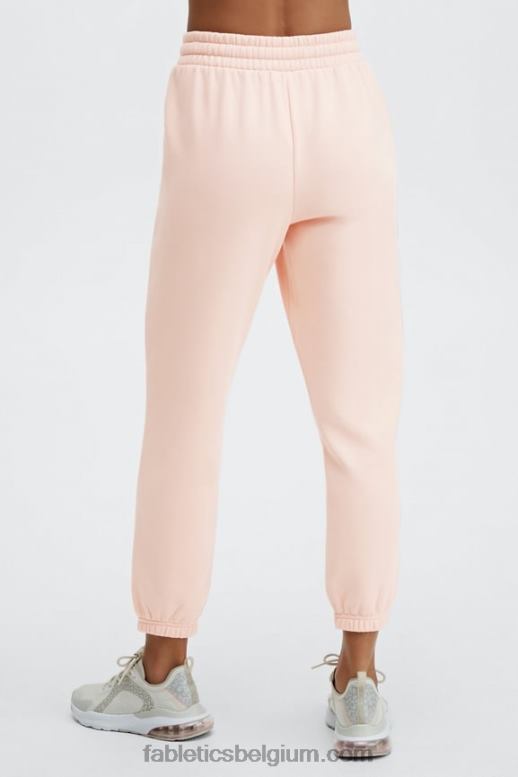 franse streep/passie oranje vrouwen eco go-to klassieke joggingbroek Fabletics LH20J97