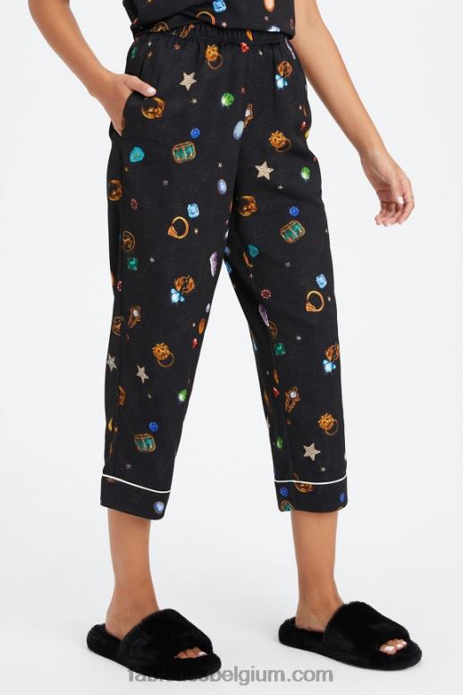 geluksbrenger/reiger vrouwen ecosatin crop broek Fabletics LH20J52