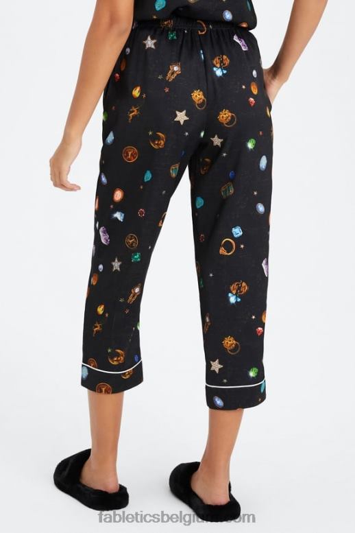 geluksbrenger/reiger vrouwen ecosatin crop broek Fabletics LH20J52