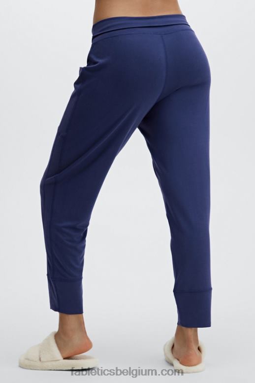 gemarmerde zebra/highlighter golvende jachtluipaard vrouwen strakke gebreide broek met trekkoord Fabletics LH20J155