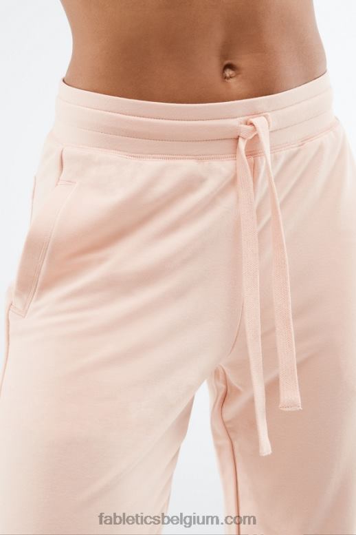 gewassen indigo/wit vrouwen luxe badstof jogger 3 Fabletics LH20J25