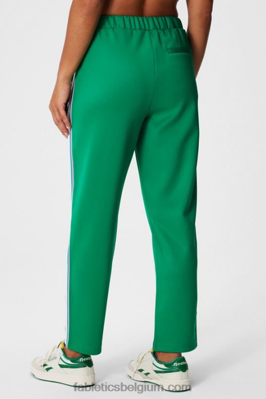 grasgroen/multi streep vrouwen taps toelopende tricot broek Fabletics LH20J34