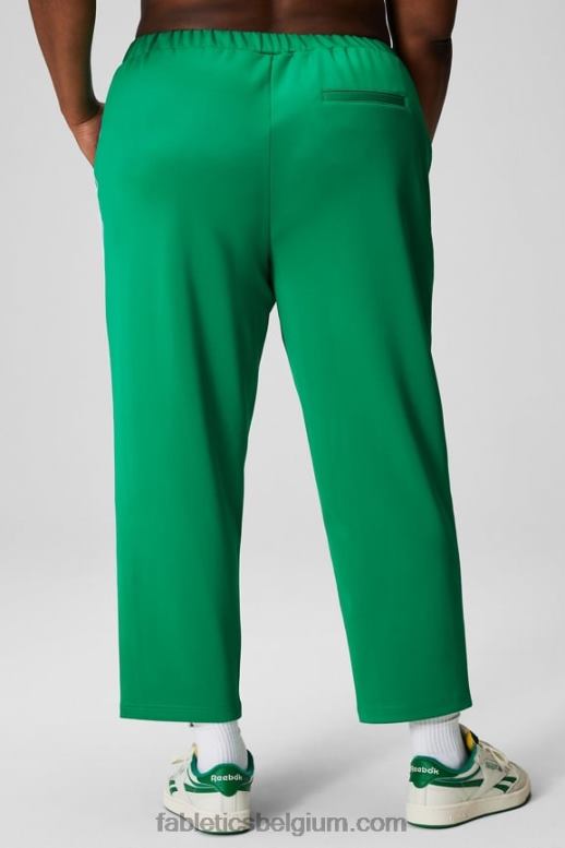 grasgroen/multi streep vrouwen taps toelopende tricot broek Fabletics LH20J35