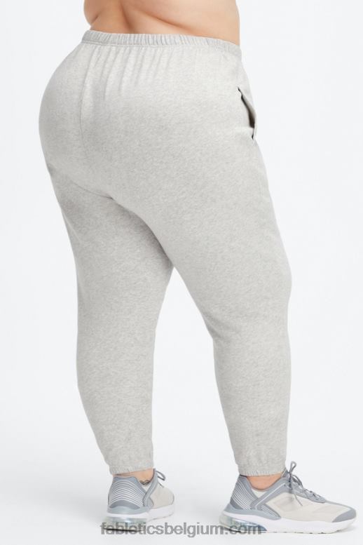 haute rood/maplewood vrouwen lichtgewicht go-to slanke joggingbroek Fabletics LH20J107