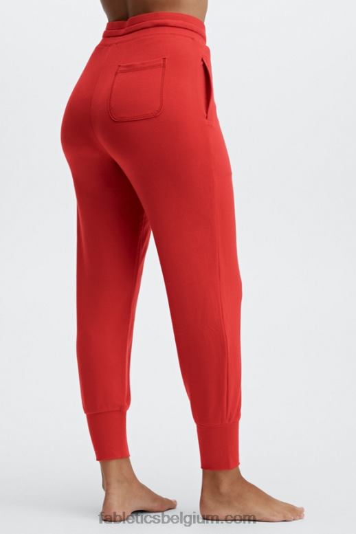 haver/spruit vrouwen luxe badstof jogger 4 Fabletics LH20J27
