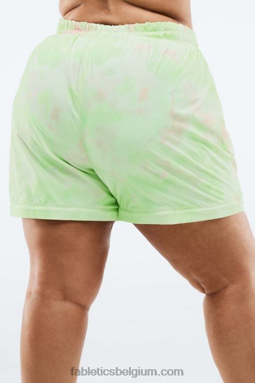 houtskool camo/blad vrouwen Kalani converteerbare trainingsbroek Fabletics LH20J198