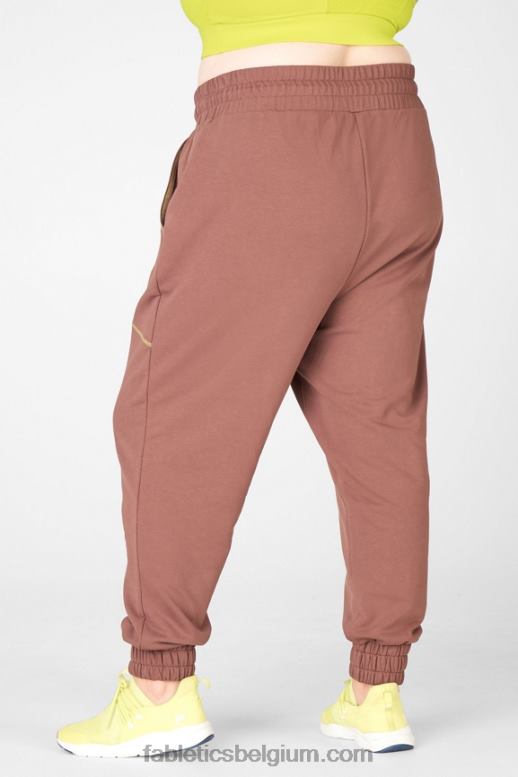 kastanje/gaia/schil vrouwen iris joggingbroek Fabletics LH20J222