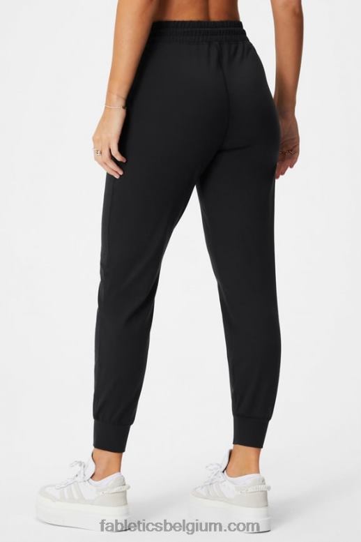 kastanje/gaia/schil vrouwen performance jogger met hoge taille Fabletics LH20J39
