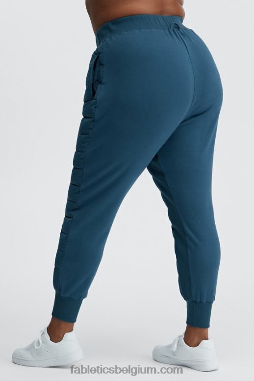 klassiek kersen/klassiek wit vrouwen aspen puffer jogger Fabletics LH20J162
