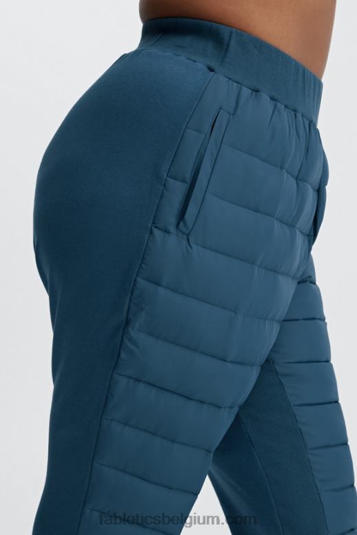 klassiek kersen/klassiek wit vrouwen aspen puffer jogger Fabletics LH20J162