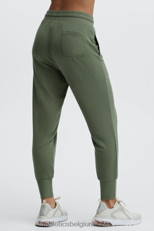 klassiek kersen/reflecterend zilver vrouwen go-to taps toelopende joggingbroek Fabletics LH20J143