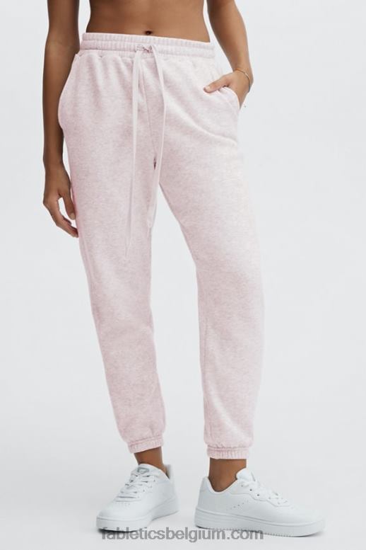 koraal luipaard/roze botercreme/gesuikerde limoen vrouwen eco go-to klassieke joggingbroek Fabletics LH20J84