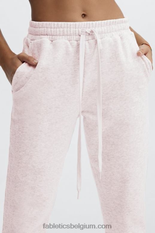 koraal luipaard/roze botercreme/gesuikerde limoen vrouwen eco go-to klassieke joggingbroek Fabletics LH20J84
