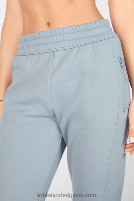 leisteen groen/citroen creme vrouwen amelia slanke joggingbroek ii Fabletics LH20J203