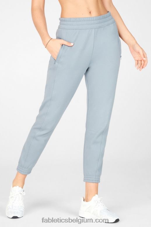 leisteen groen/citroen creme vrouwen amelia slanke joggingbroek ii Fabletics LH20J203