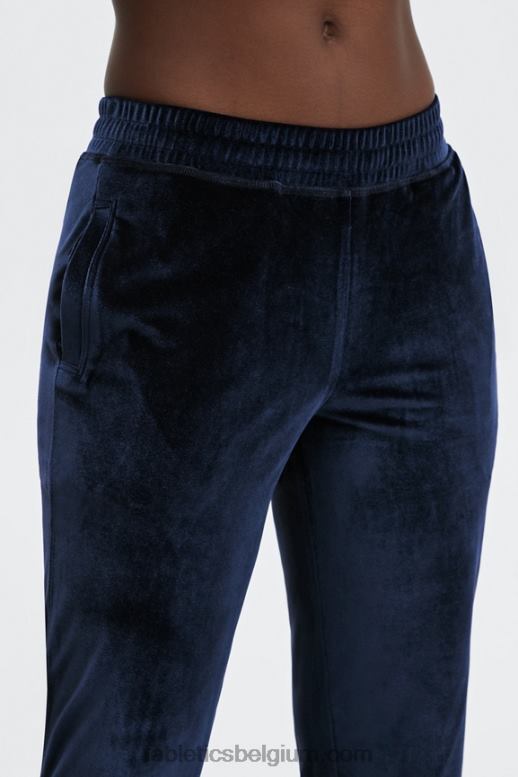 maagdenpalm punch/grasgroen vrouwen luxe velours joggingbroek Fabletics LH20J147