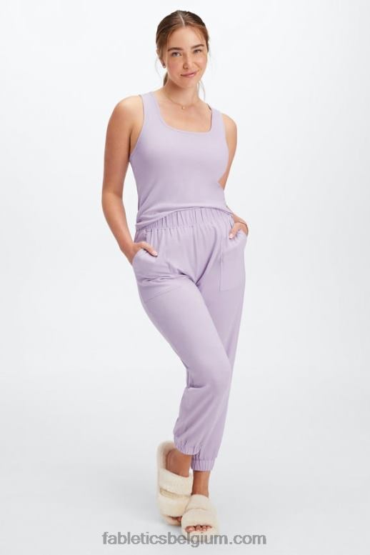 mahonie/kristalgolf vrouwen restoreknit taps toelopende broek Fabletics LH20J80