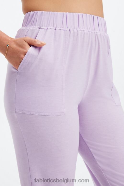 mahonie/kristalgolf vrouwen restoreknit taps toelopende broek Fabletics LH20J80