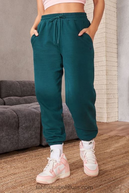 middernachtgolf/diepe marine vrouwen forever fleece joggingbroek Fabletics LH20J69
