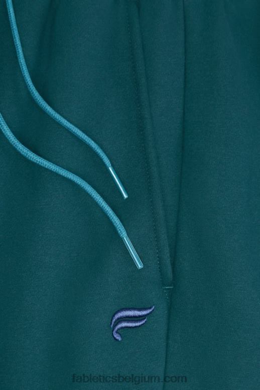 middernachtgolf/diepe marine vrouwen forever fleece joggingbroek Fabletics LH20J69