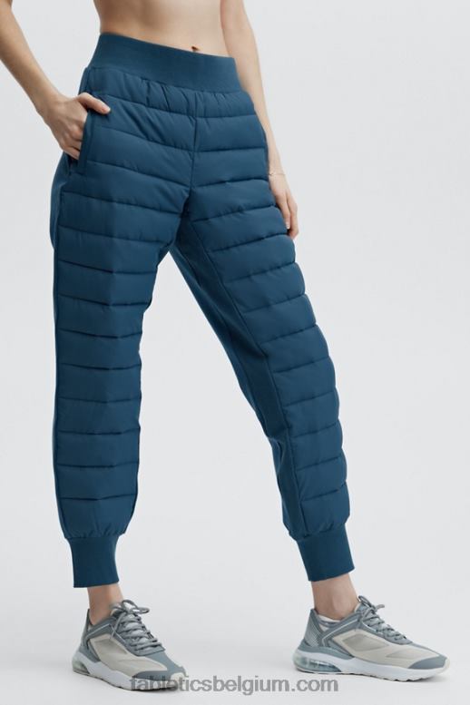 mintgrijs/olijfgaard vrouwen aspen puffer jogger Fabletics LH20J161