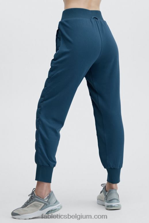 mintgrijs/olijfgaard vrouwen aspen puffer jogger Fabletics LH20J161