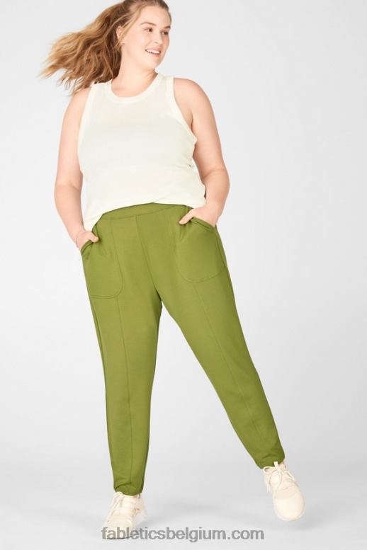 mokka meru/zwart vrouwen gemma jogger Fabletics LH20J190