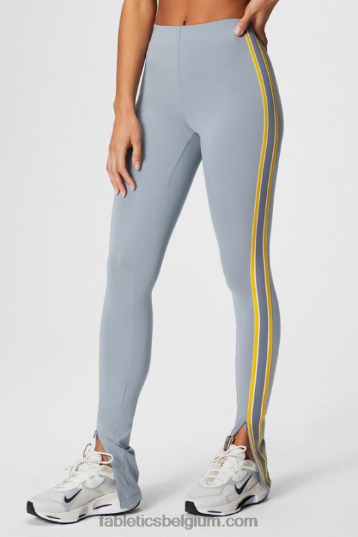 regenwolk/woestijnzon vrouwen motion365+ pull-on broek met gedraaide strepen Fabletics LH20J46