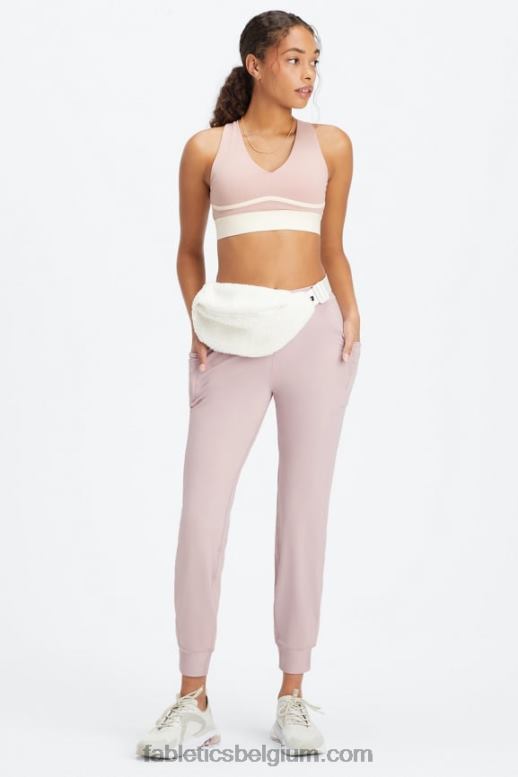 spruit / atletische club vrouwen thermaflex hoog getailleerde pocketjoggingbroek Fabletics LH20J61