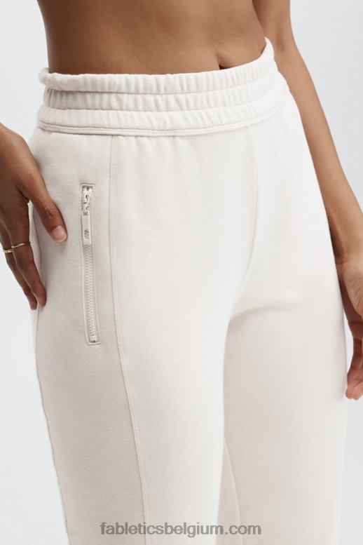 talkpaars/crystal cave/zachtgrijze heide vrouwen milieubewuste slanke joggingbroek Fabletics LH20J58